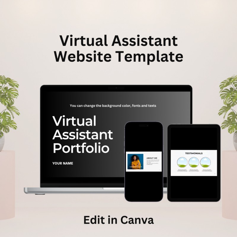 Buy Virtual Assistant Portfolio Template by on Selar