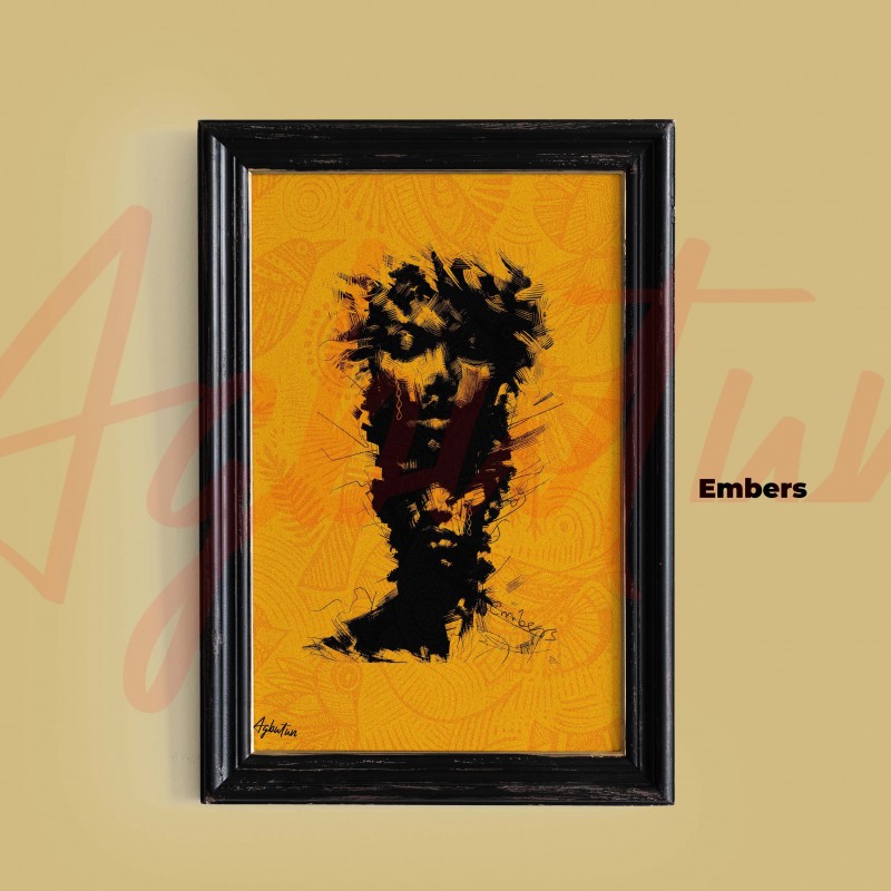 EMBERS FRAMED ARTWORK