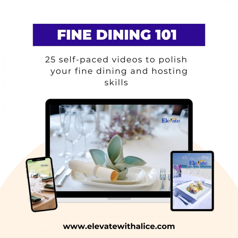 Fine dining etiquette