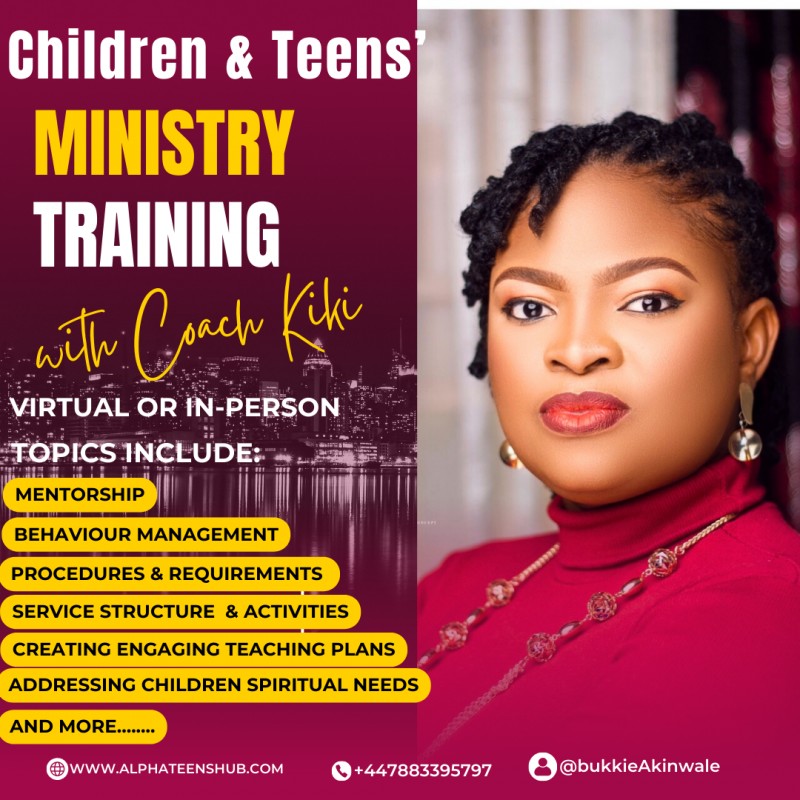 Children and Teen's Ministry Training