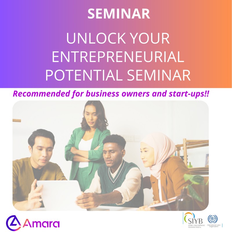 Unlock Your Entrepreneurial Potential Seminar (Online)