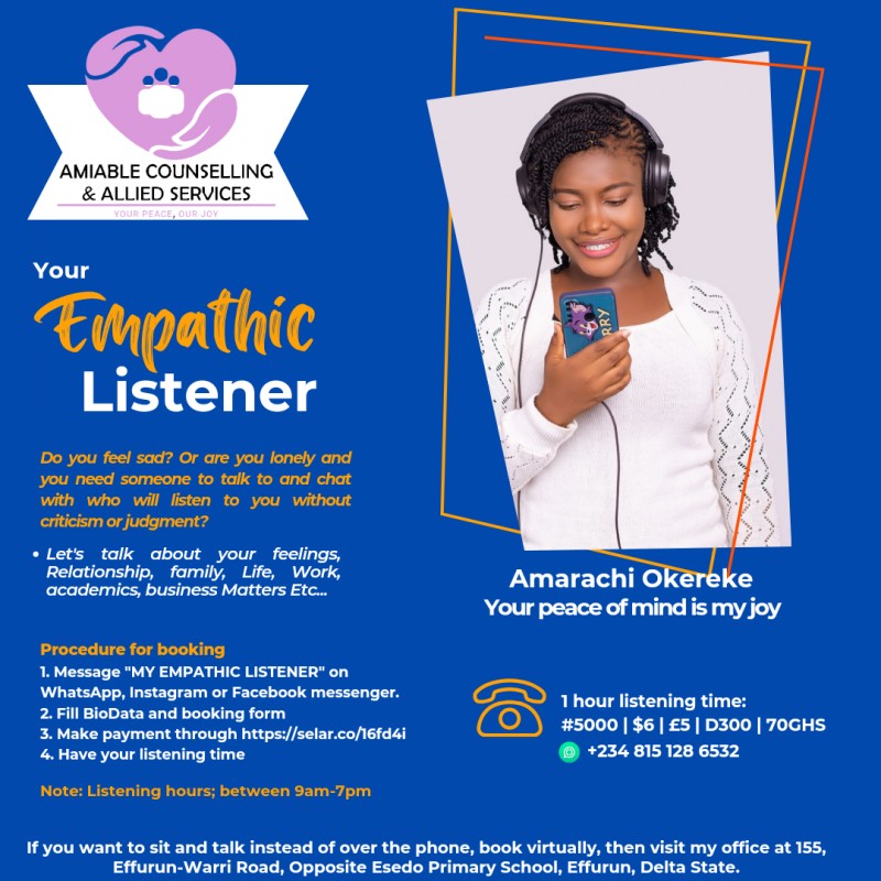 THE EMPHATIC LISTENER (1 hour)