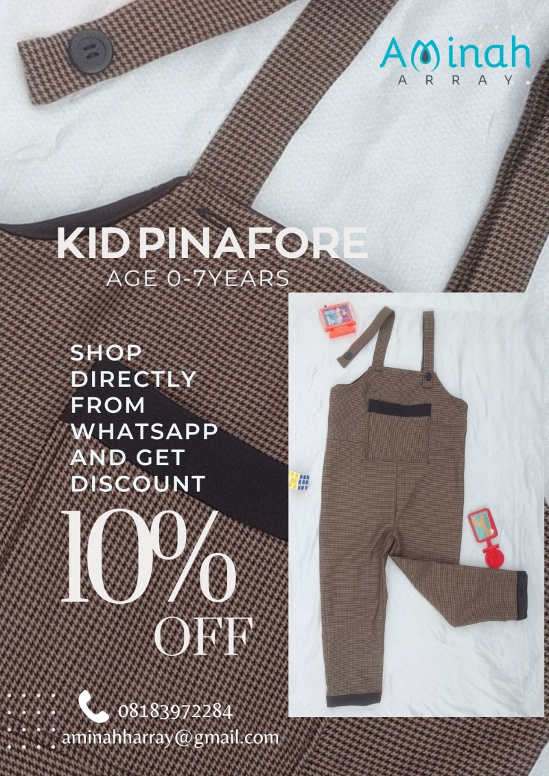 Kid pinafore (0-7yr)