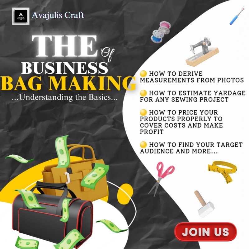 The business of bag making: understanding the basics. Course bundle