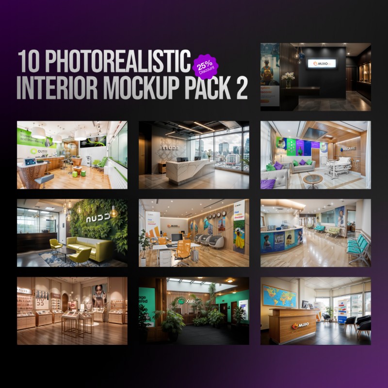 Interior Mockup Pack 2