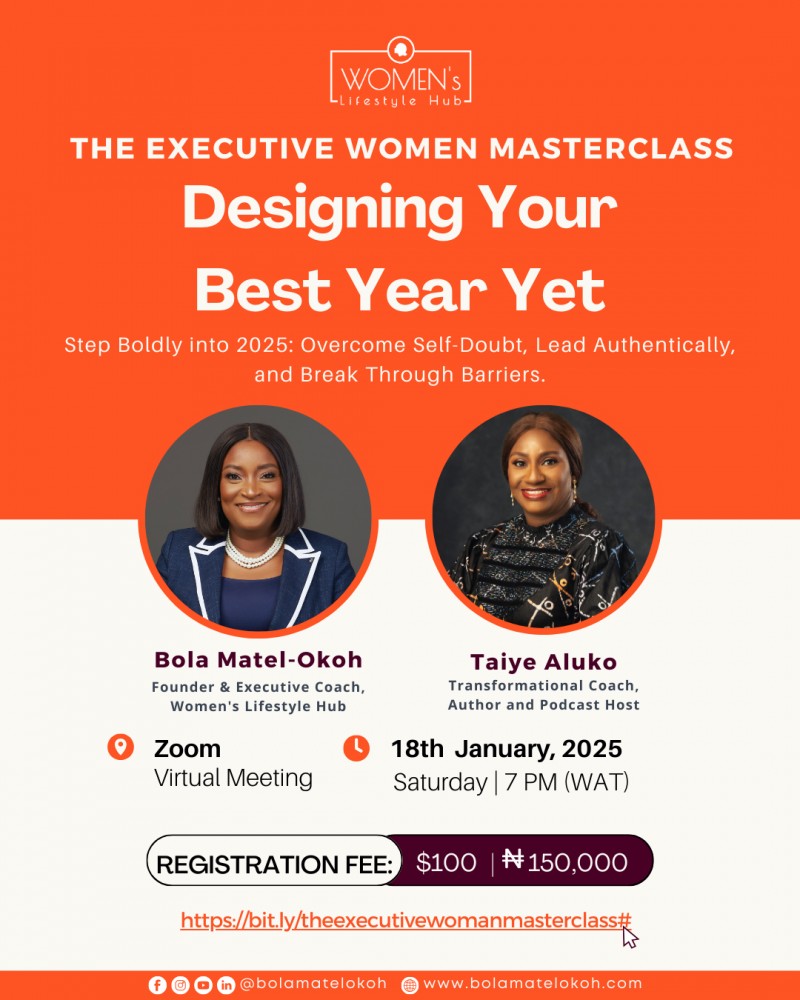 Designing Your Best Year Yet _ The Executive Women Masterclass
