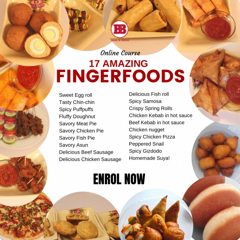 17 AMAZING FINGERFOODS ONLINE COURSE