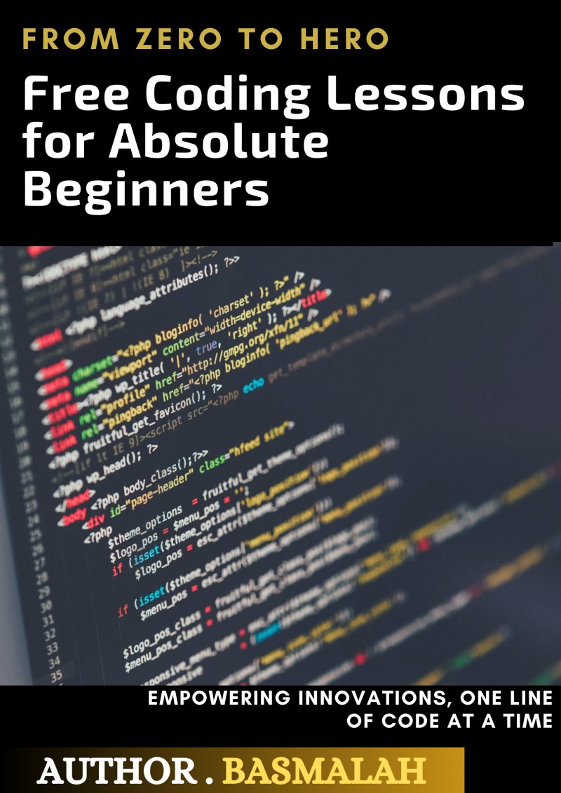 Buy Free coding lessons for absolute beginners by Basmalahdigitalz on Selar