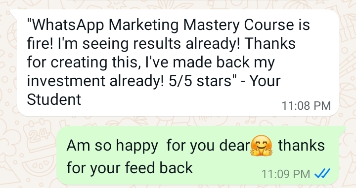 Customer review 1