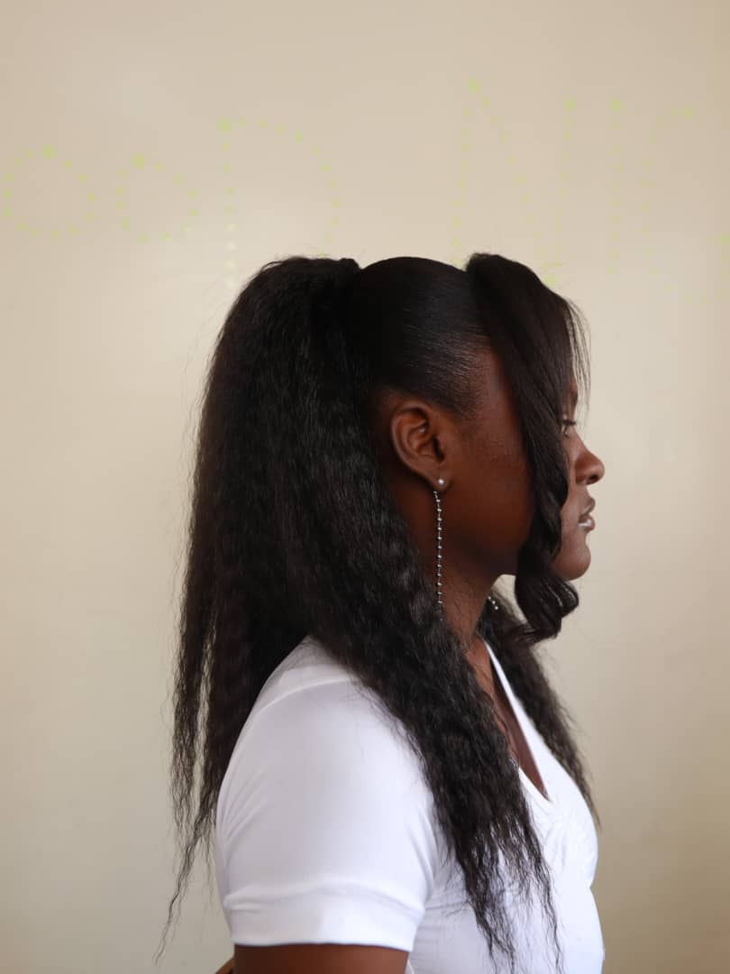 20" Lida Kinky Wave Detachable Ponytail