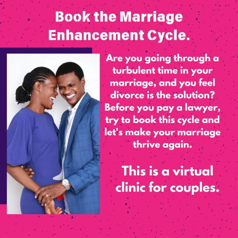 MARRIAGE ENHANCEMENT THERAPY FOR COUPLES (ONLINE)