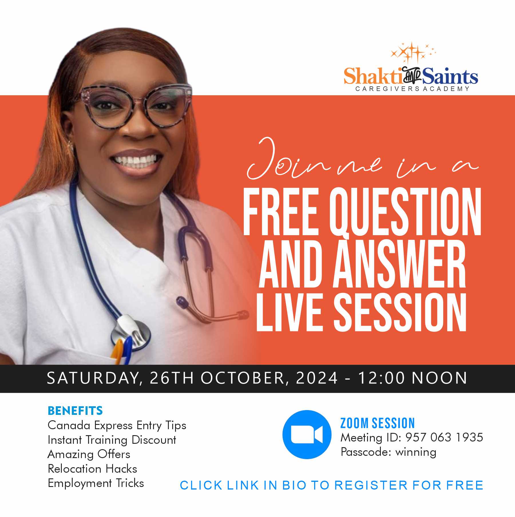 FREE QUESTION AND ANSWER LIVE SESSION