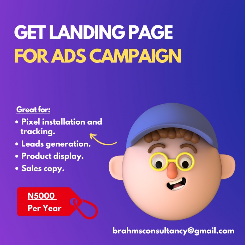 One page website