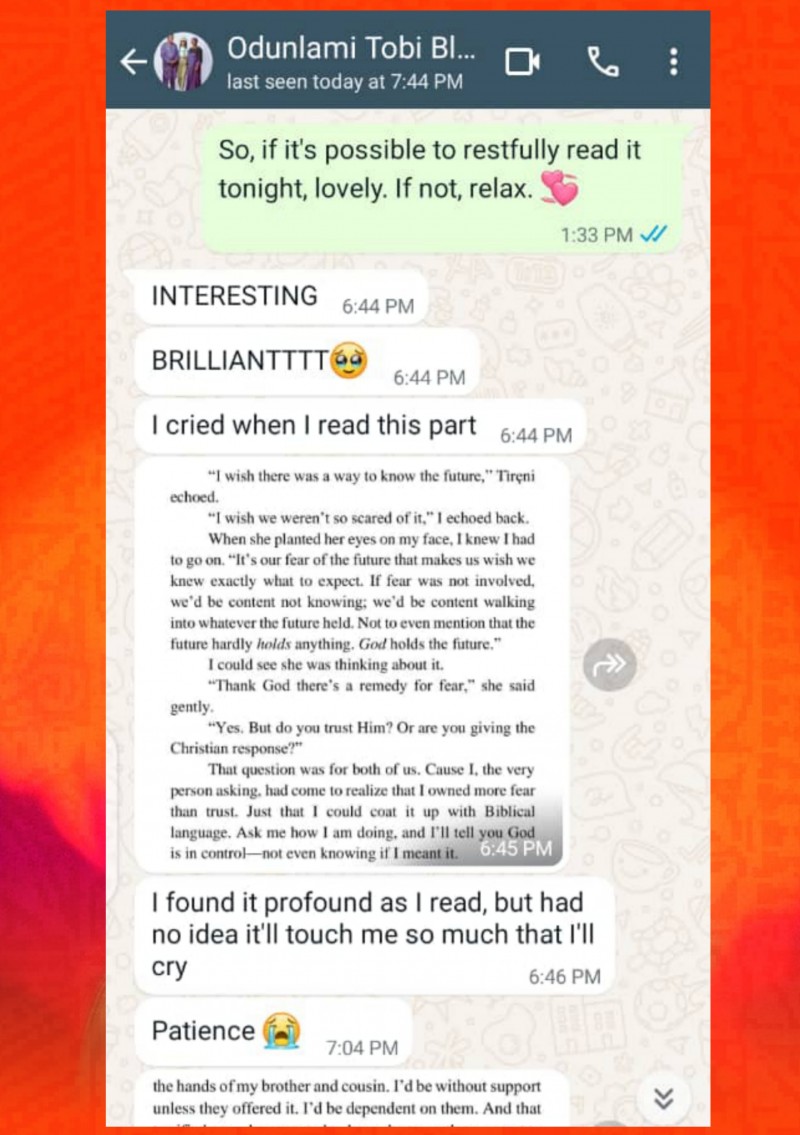 Customer review 1