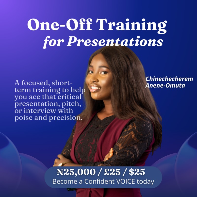Public Speaking or Presentation Prep (One-Off Training)