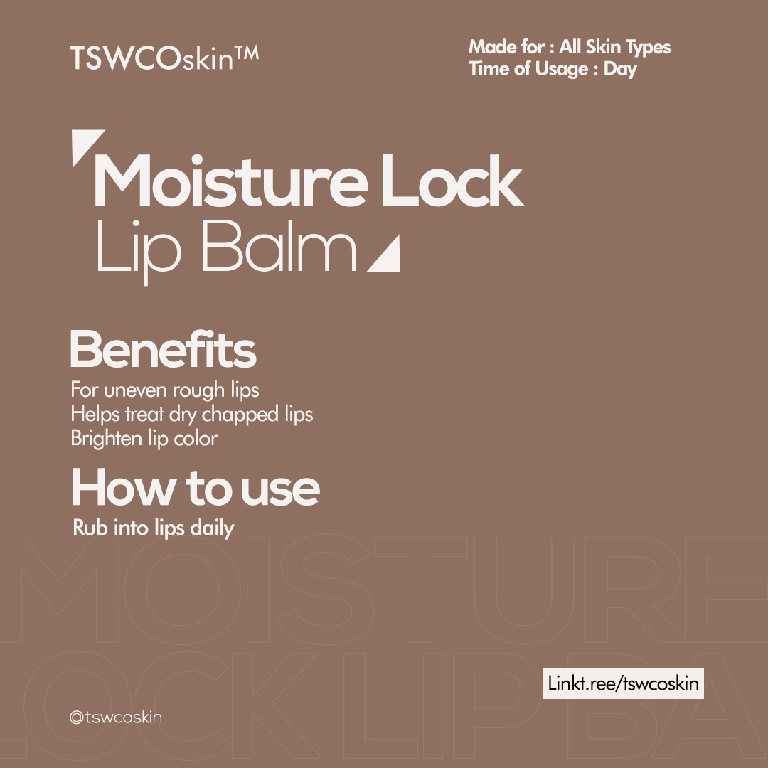 Moisture Lock Lip Balm