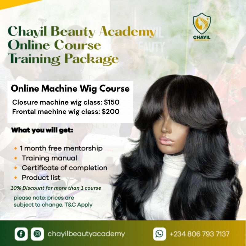 CLOSURE MACHINE WIG COURSE (pre-recorded)