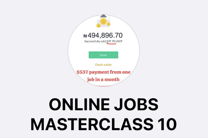 Online Jobs Masterclass