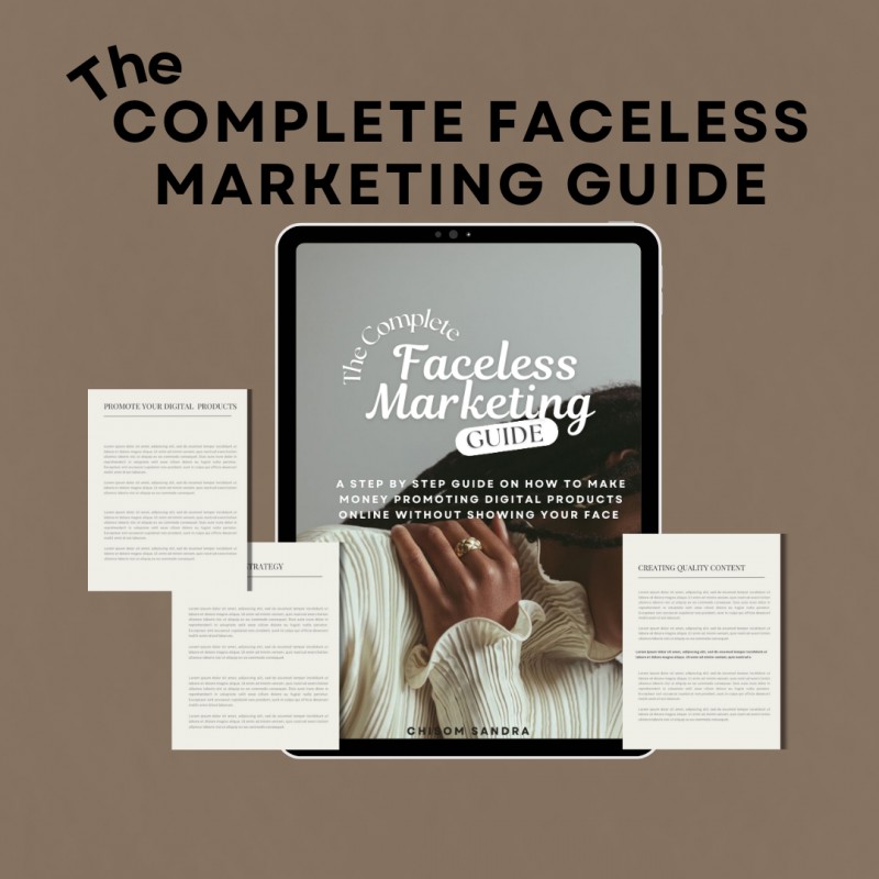 COMPLETE FACELESS MARKETING GUIDE