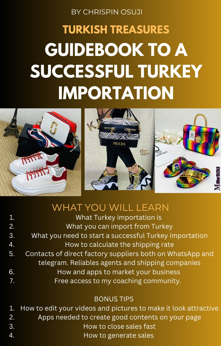TURKISH TREASURE; A COMPLETE GUIDEBOOK TO A SUCCESSFUL IMPORTATION FROM TURKEY