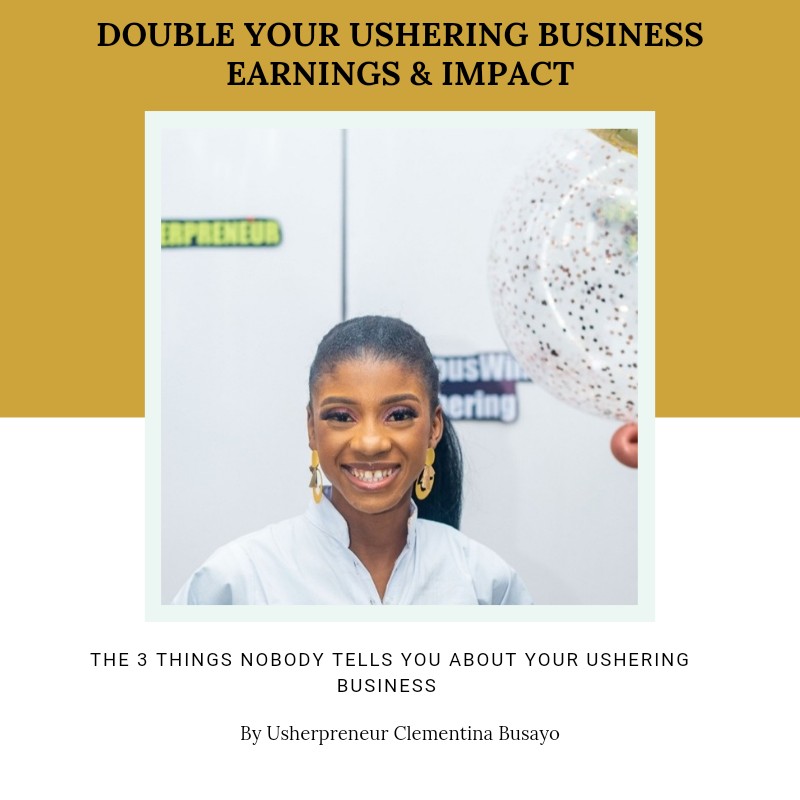 Build A Profitable Ushering Business - 3 Ps