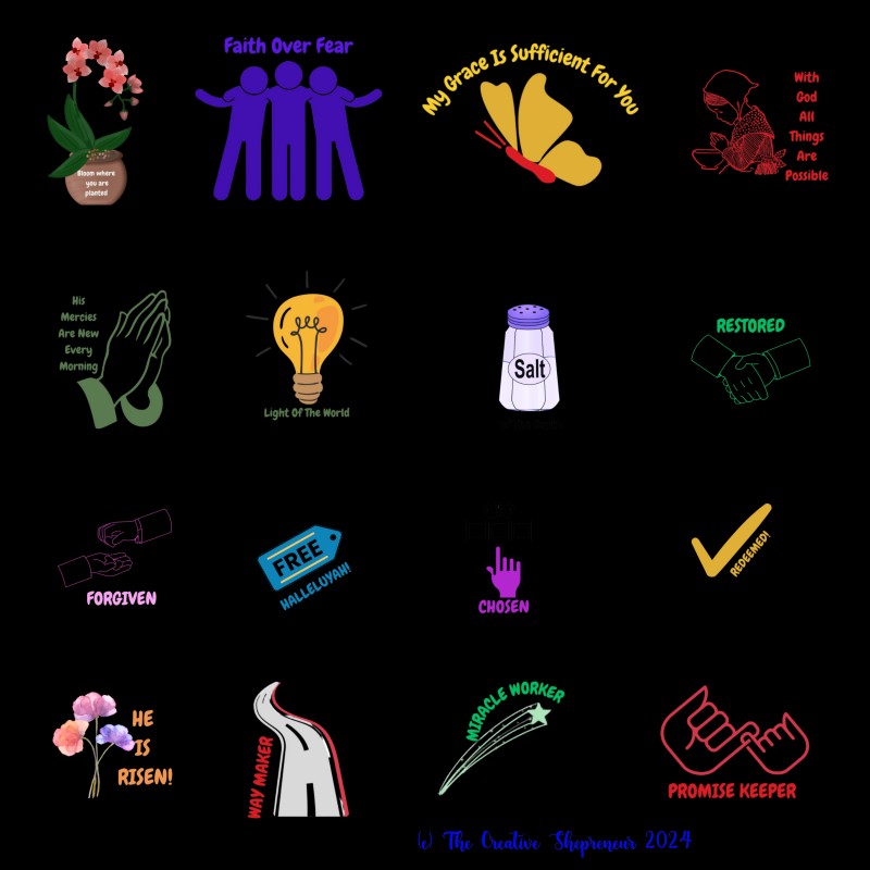 THE LIFE OF FAITH STICKER PACK