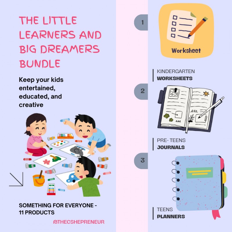 THE LITTLE LEARNERS AND BIG DREAMERS BUNDLE