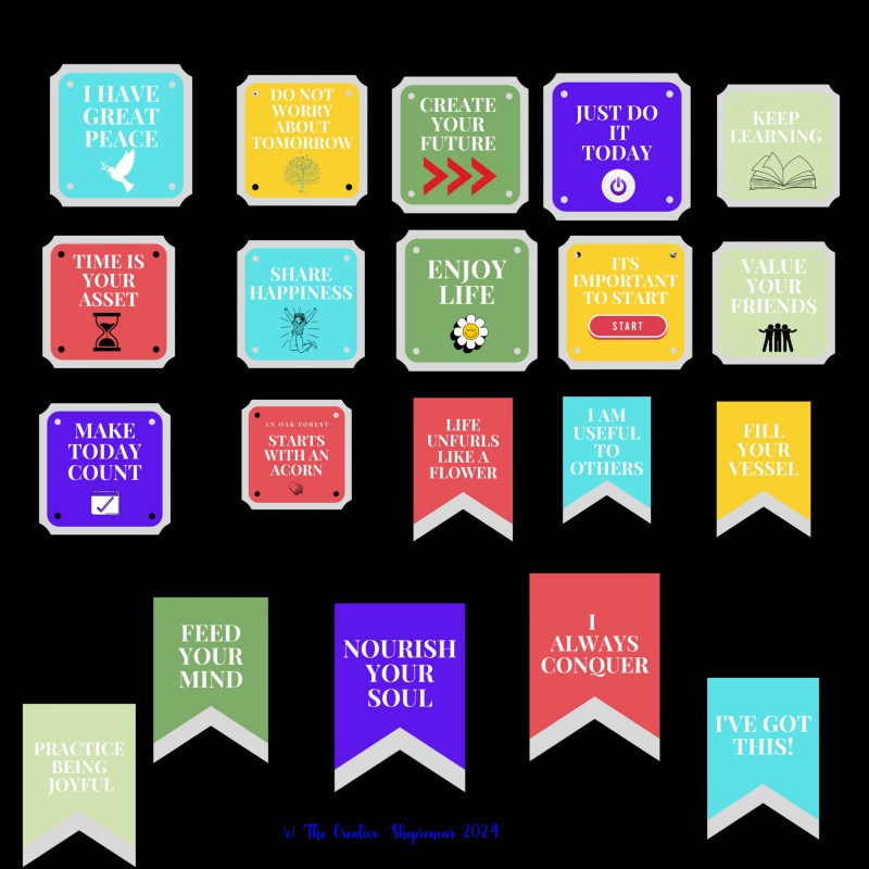 THE MOTIVATIONAL AND INSPIRATIONAL STICKER PACK