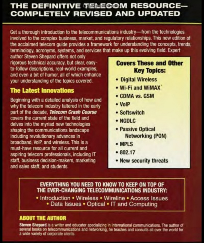 Telecom Crash Course