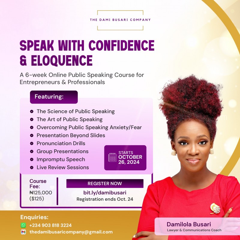 Speak With Confidence & Eloquence Online Course