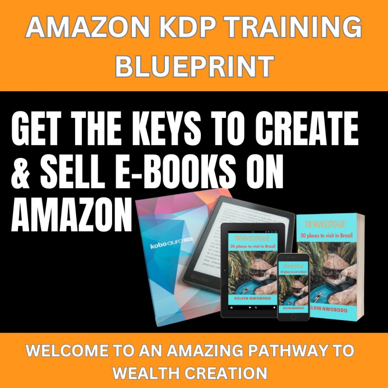 AMAZON KDP TRAINING BLUEPRINT (MAKE 400K MONTHLY SELLING E-BOOKS ON AMAZON)