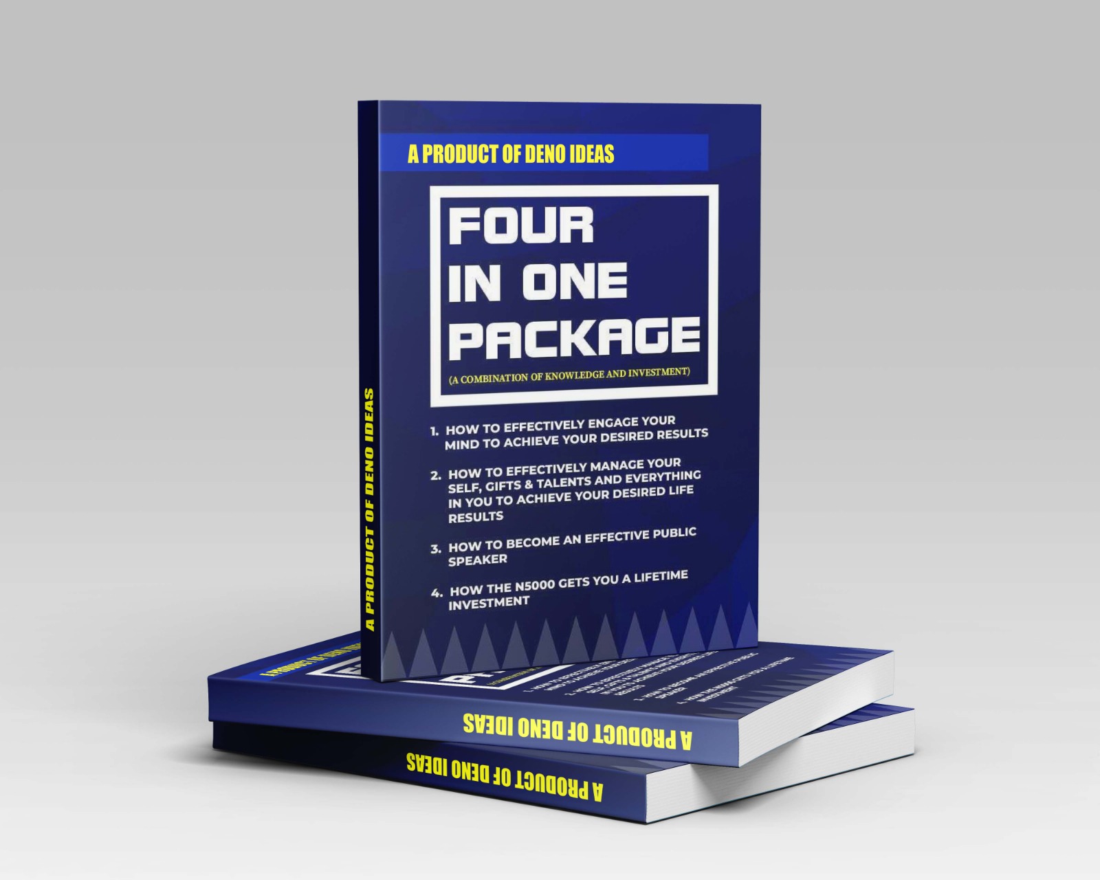 Buy THE 4 IN ONE EBOOK PACKAGE by Deno Books on Selar
