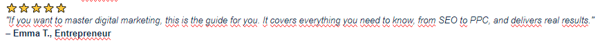 Customer review 3