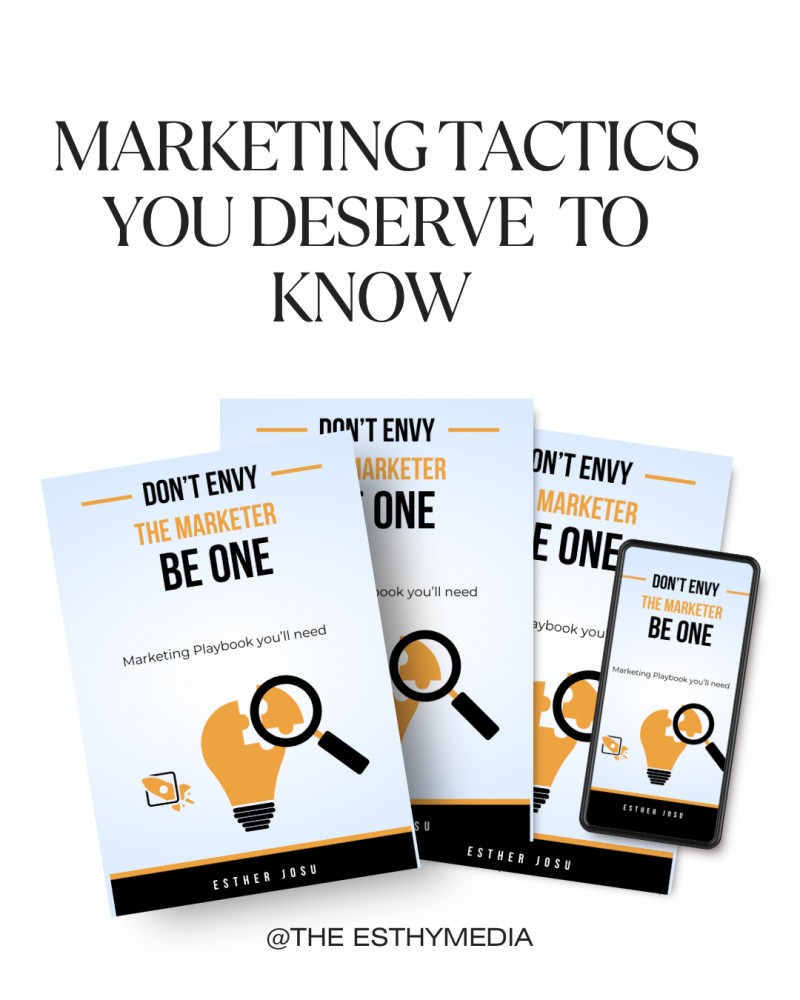 Buy DON'T ENVY THE MARKETER BE THE ONE by Esther Josu on Selar