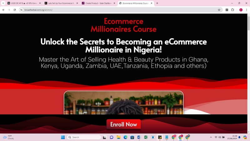Ecommerce Millionaires Course