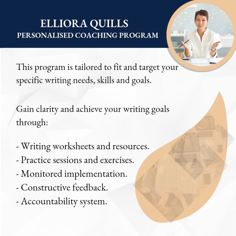 Elliora Quills Personalized Coaching Program