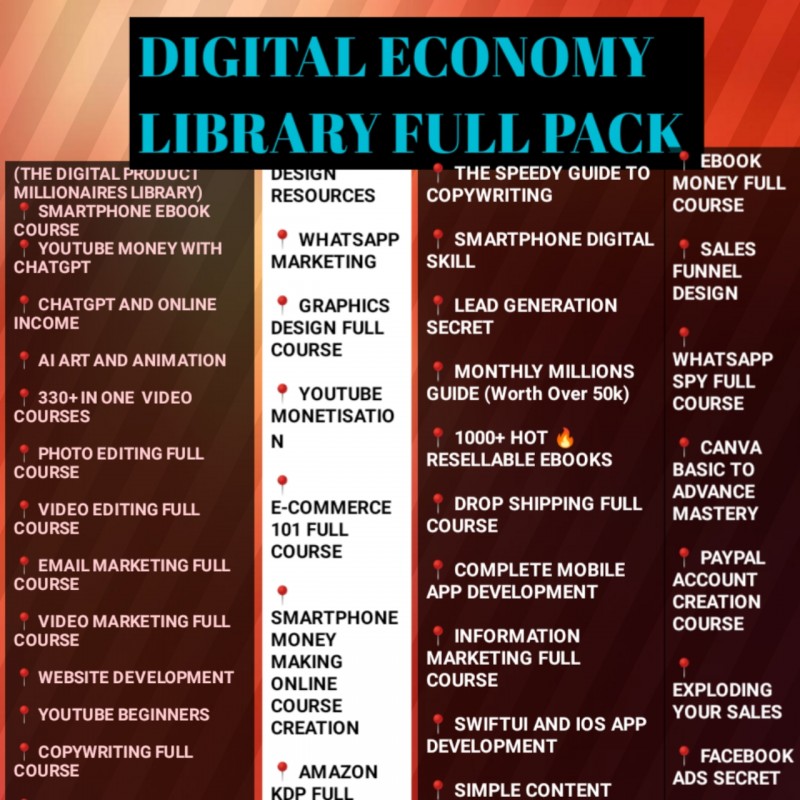 Digital Economy Library Full Pack