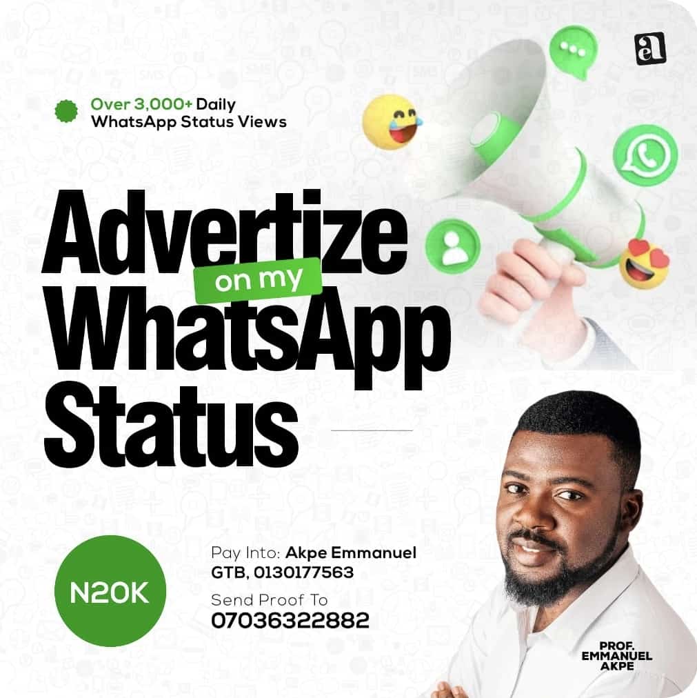 Advertise on my WhatsApp status