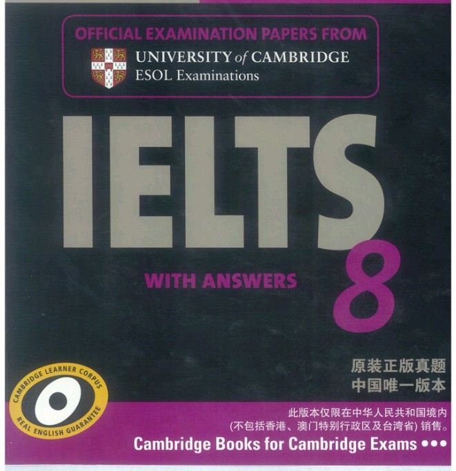 CAMBRIDGE PRACTICE TEST FOR IELTS 8