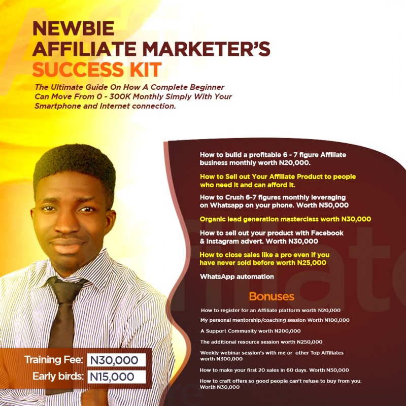 Affiliate Marketers Success Kit