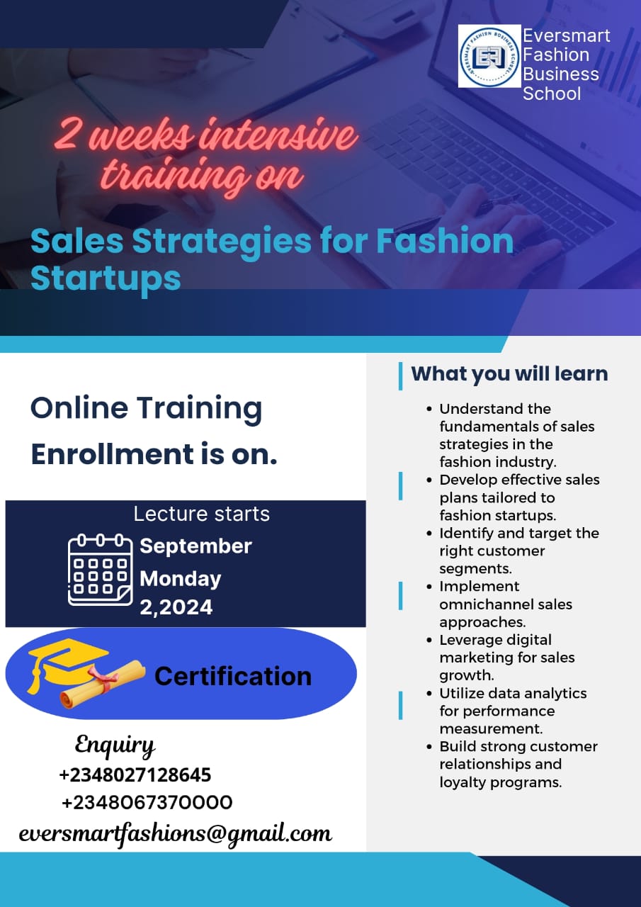 Sales Strategies For Fashion Startups