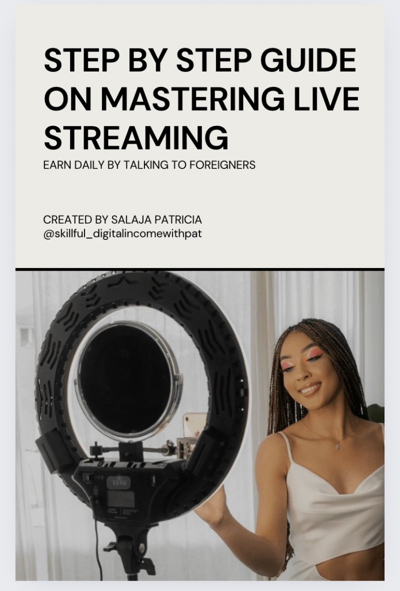 EARN DAILY INCOME FROM LIVE STREAMING