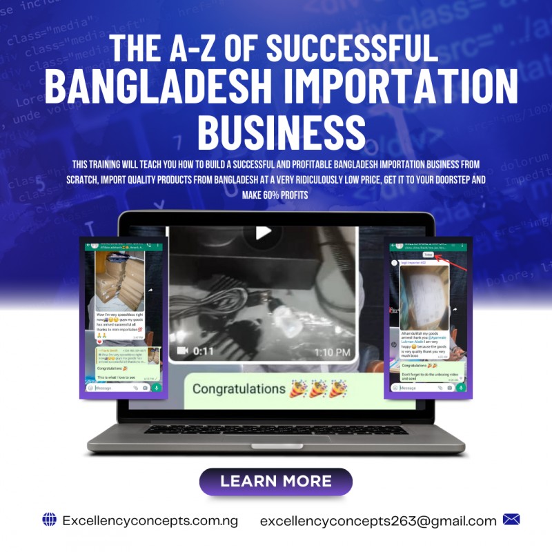 COMPLETE BANGLADESH IMPORTATION TRAINING