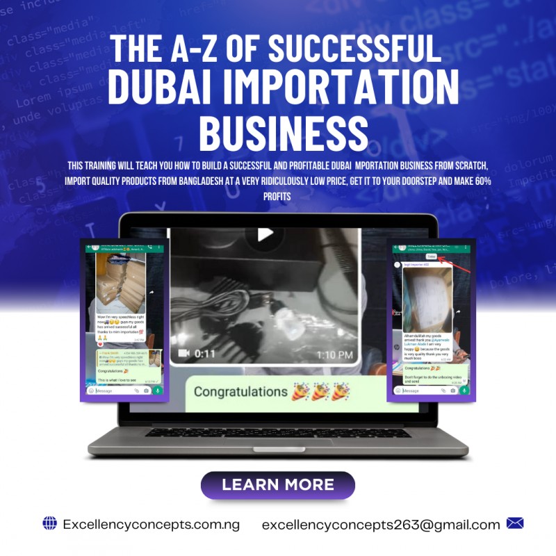 COMPLETE DUBAI IMPORTATION TRAINING