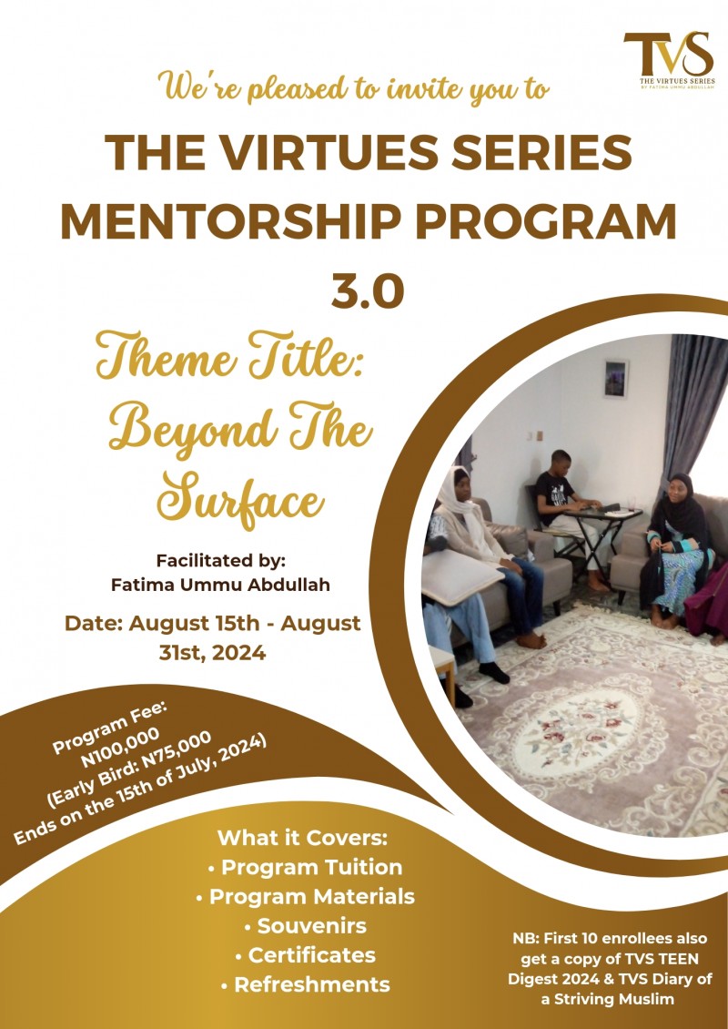 Get TVS Mentorship Program 3.0 by Fatima Adamu on Selar