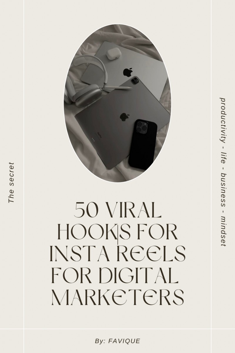 50 viral hooks for instagram reels(digital & Affiliate Marketers)