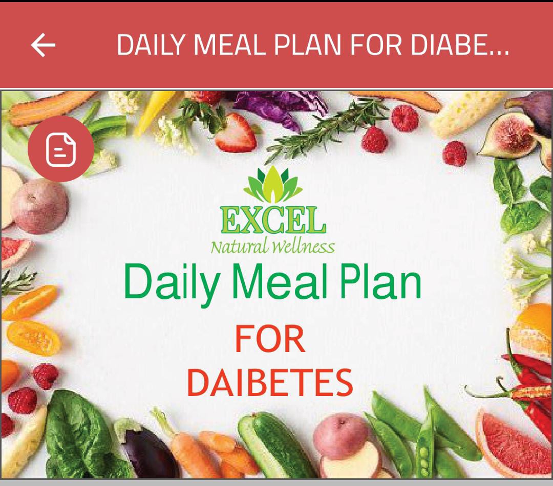DIABETES MEAL PLAN