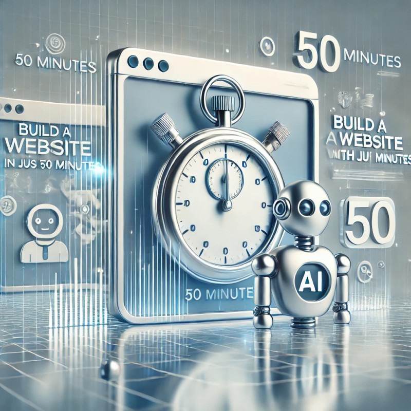 Website Design with AI - Build a full website with AI in only 50 minutes