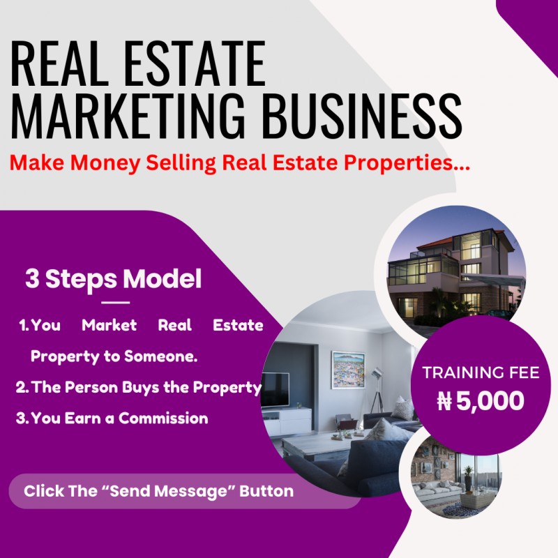 Real Estate Marketing Business Training {Earn Hugely Selling Real Estate Properties}