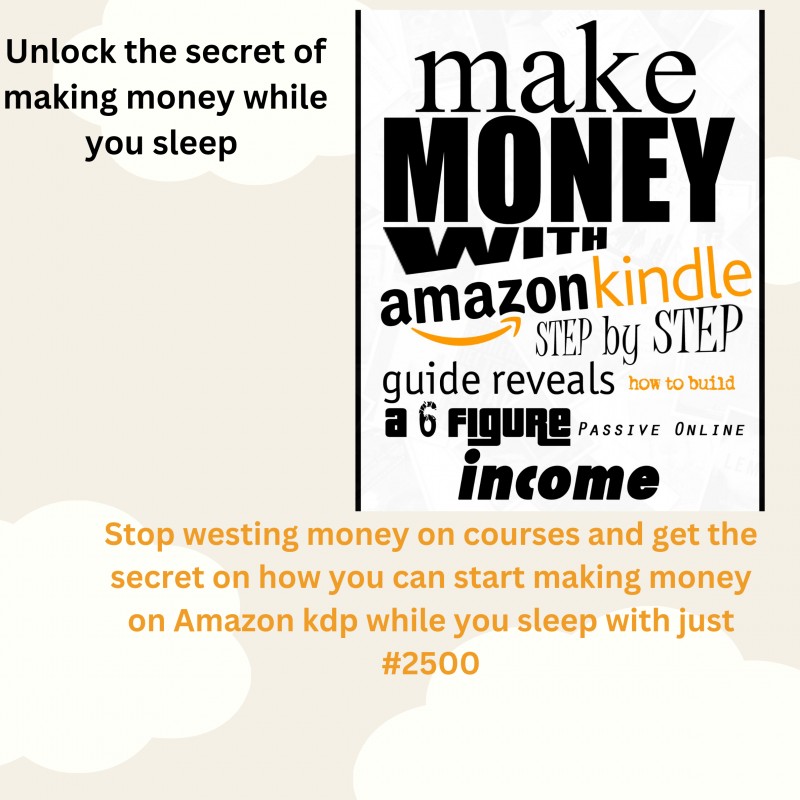 Make money with Amazon kdp steps revealed
